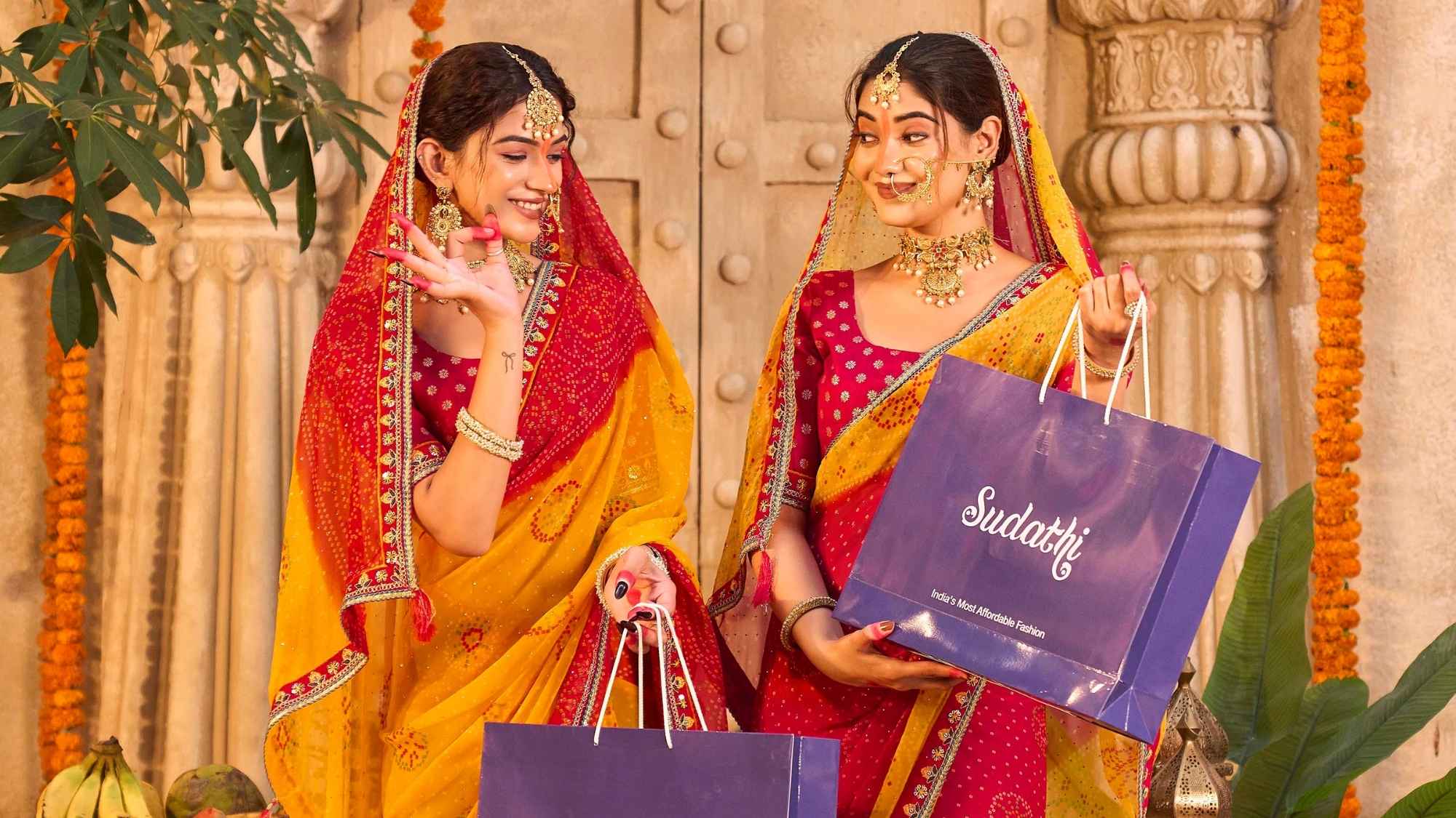 The Significance of Gold and Zari Sarees During Dhanteras