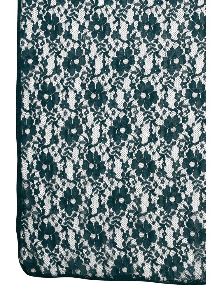Dark Pine Green Coloured Russel Net Partywear saree | Sudathi