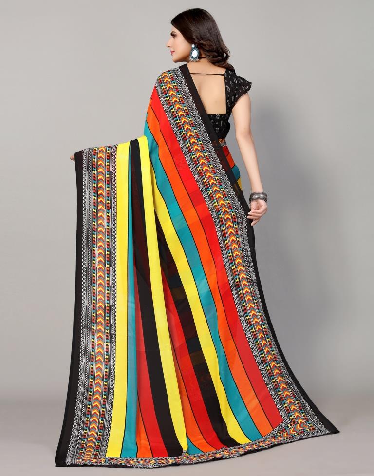Multicolour Printed Saree | Sudathi