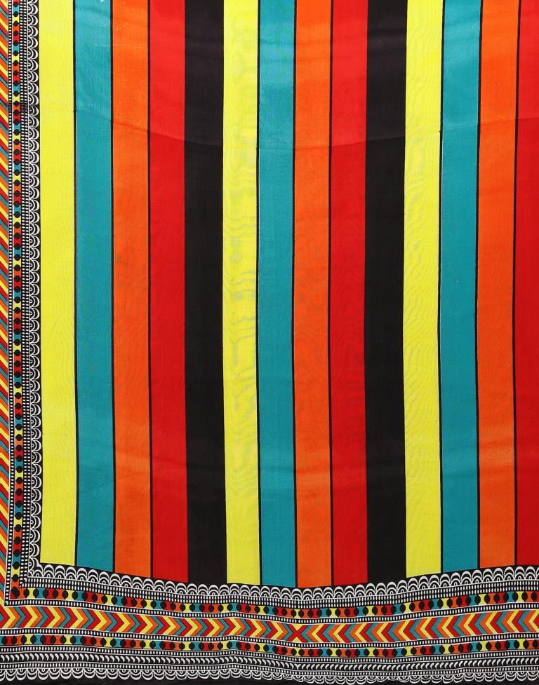 Multicolour Printed Saree | Sudathi