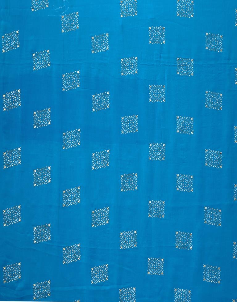 Sky Blue Chiffon Saree | Sudathi