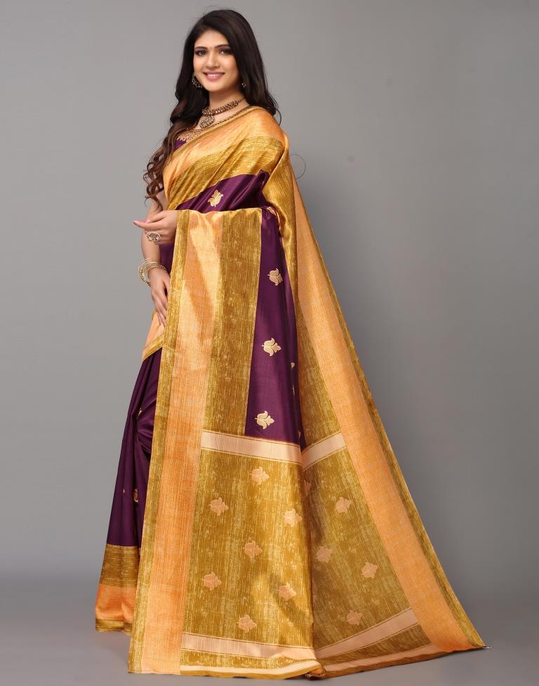 Wine Silk Saree | Sudathi