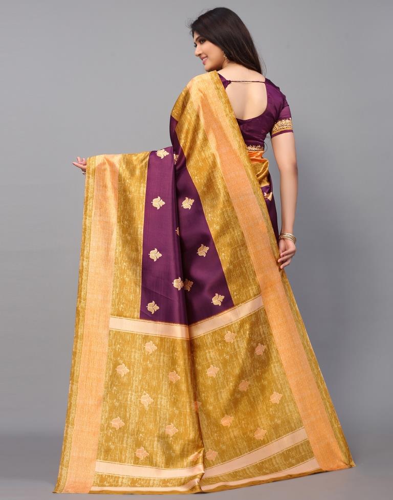 Wine Silk Saree | Sudathi