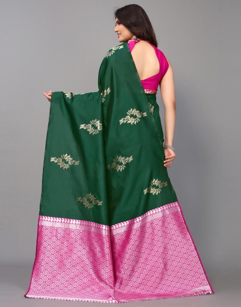 Green Silk Saree | Sudathi