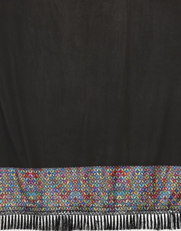 Black Plain Saree | Sudathi