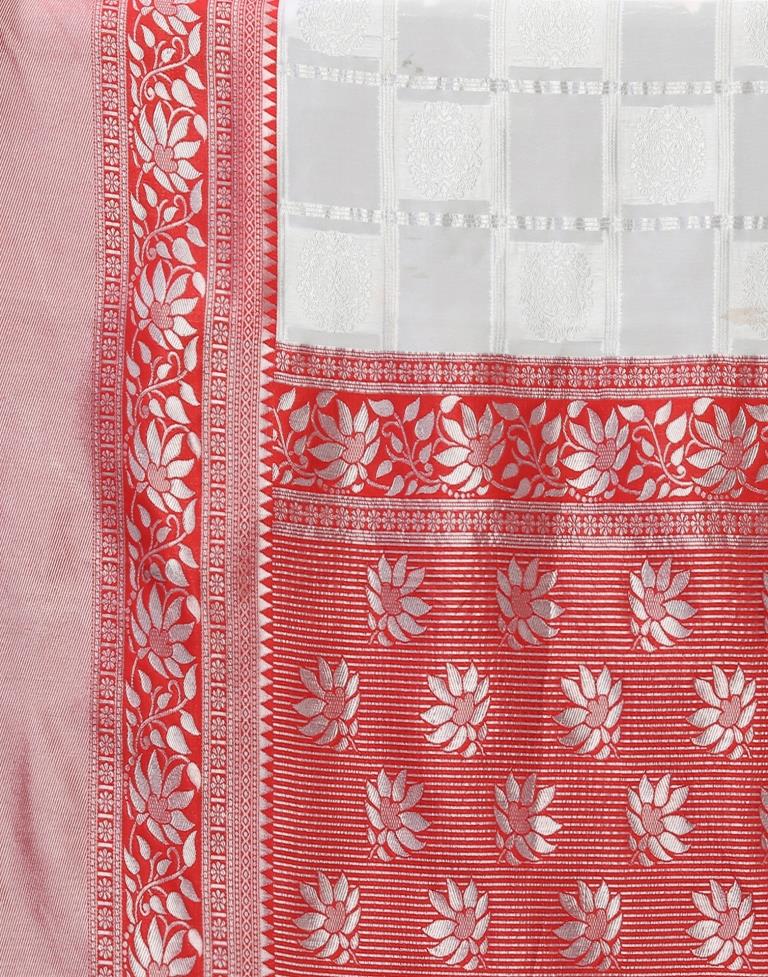 Off White Silk Saree