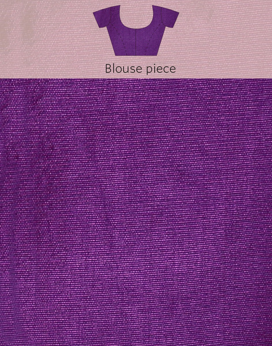 Purple Kanjivaram Silk Saree | Sudathi
