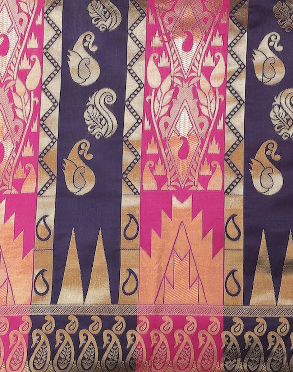 Pink Banarasi Silk Saree | Sudathi