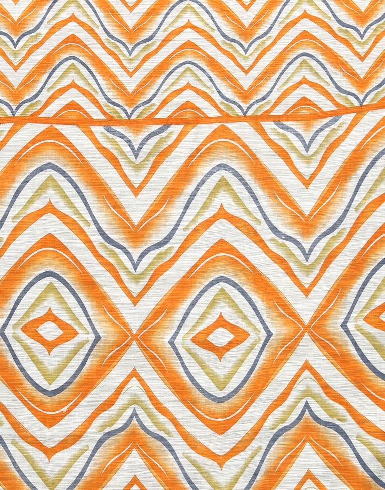 Orange Cotton Saree | Sudathi