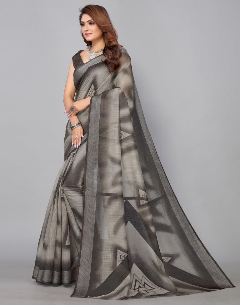 Brown Cotton Saree | Sudathi