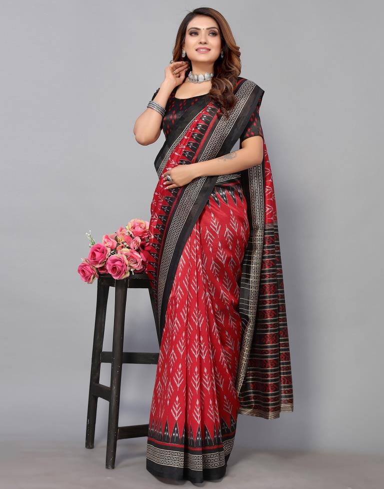 Red Silk Saree | Sudathi