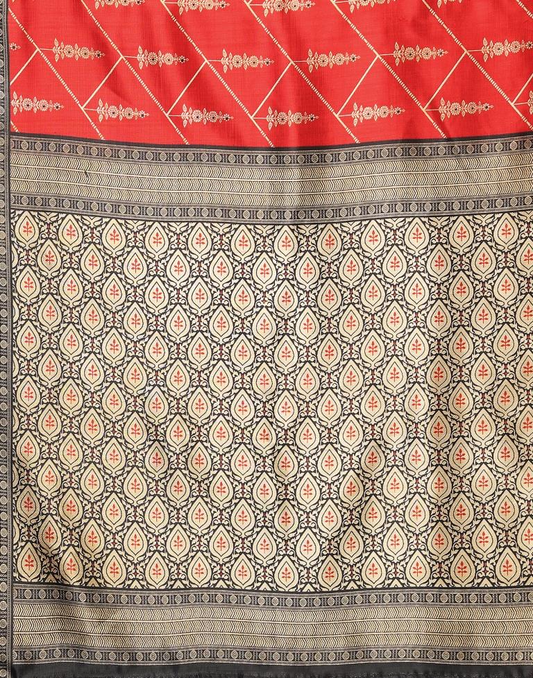 Red Banarasi Silk Saree | Sudathi