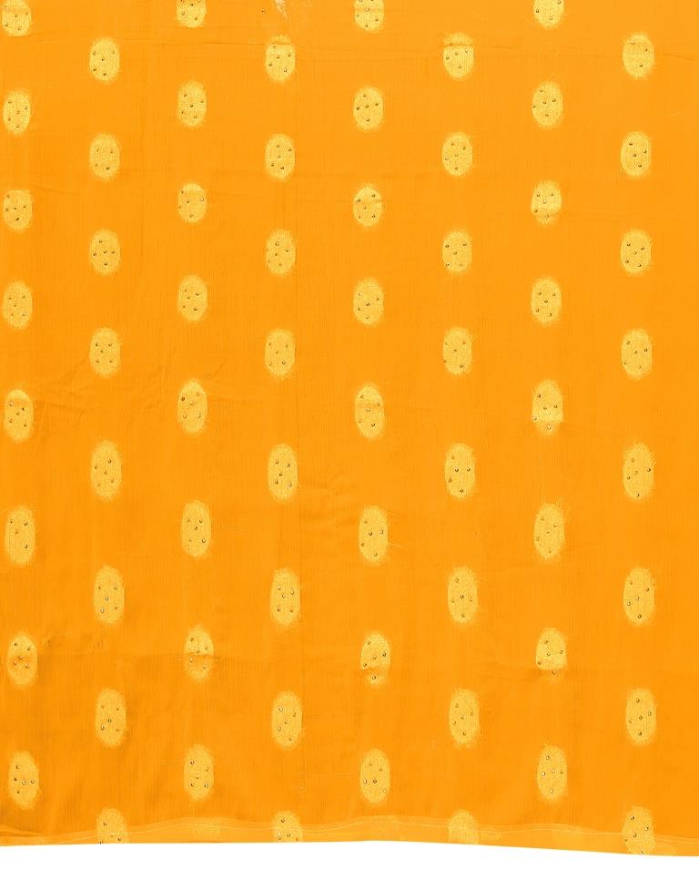 Yellow Chiffon Banarasi Saree | Sudathi