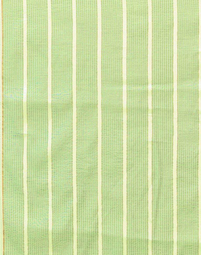 Light Green Cotton Saree | Sudathi
