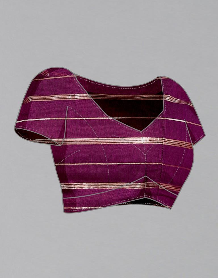 Purple Cotton Saree | Sudathi