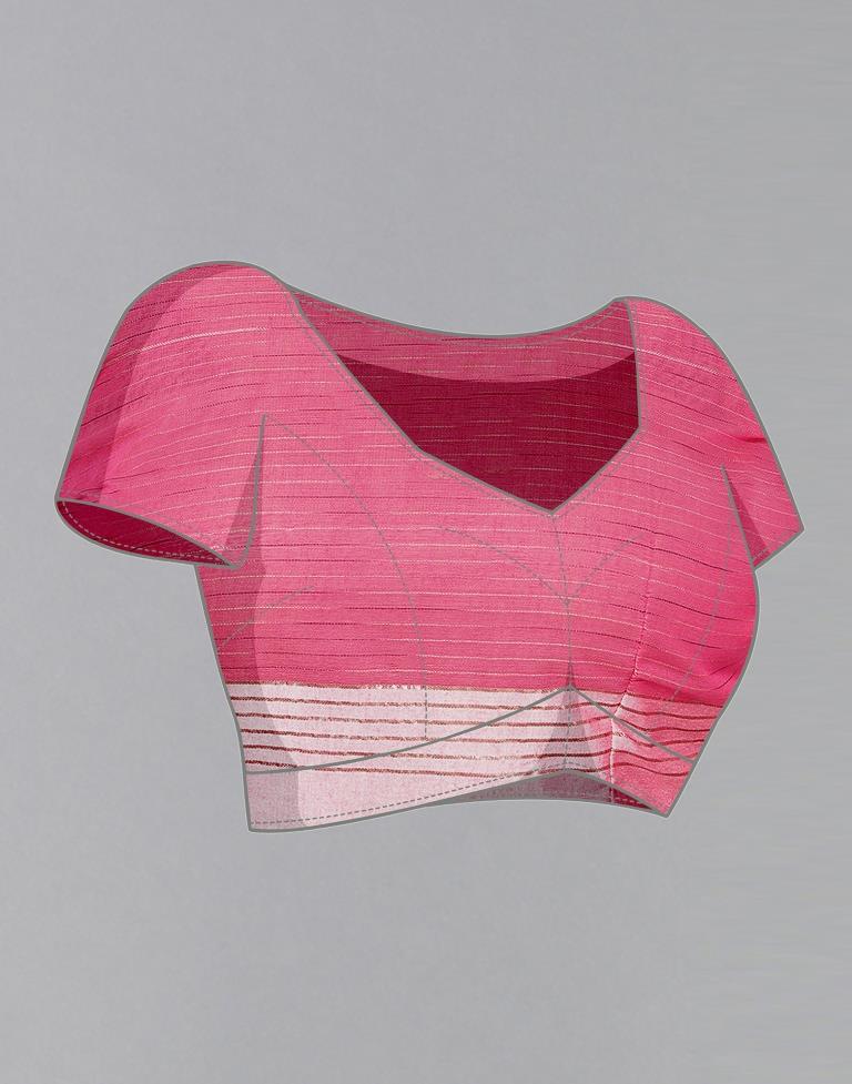 Pink Cotton Saree | Sudathi