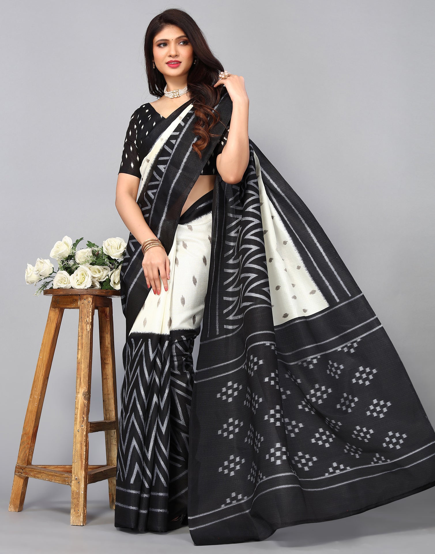 Black Silk Saree | Sudathi
