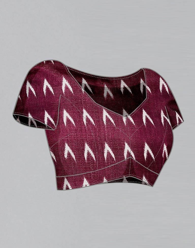 Wine Silk Saree | Sudathi