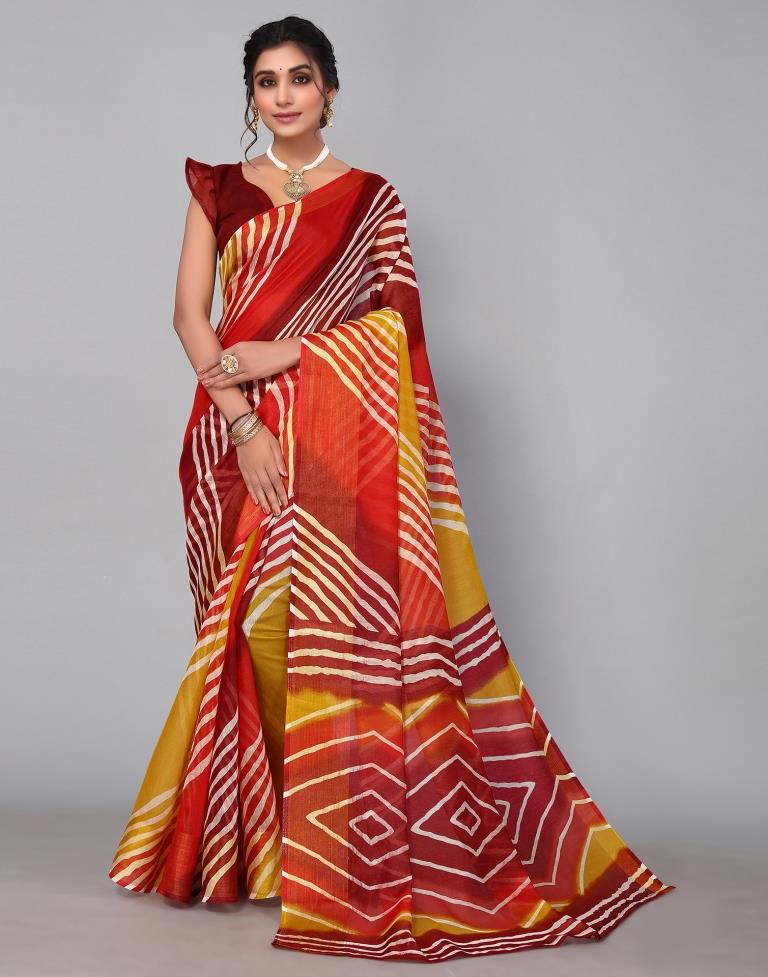 Multicoloured Cotton Saree | Sudathi