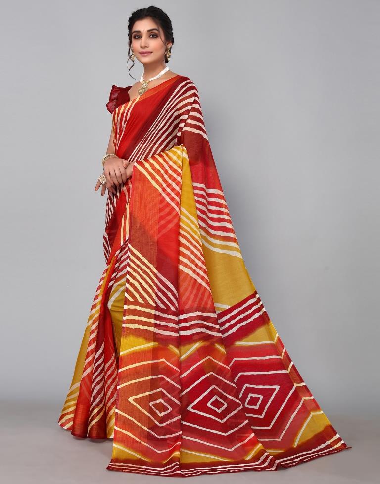 Multicoloured Cotton Saree | Sudathi
