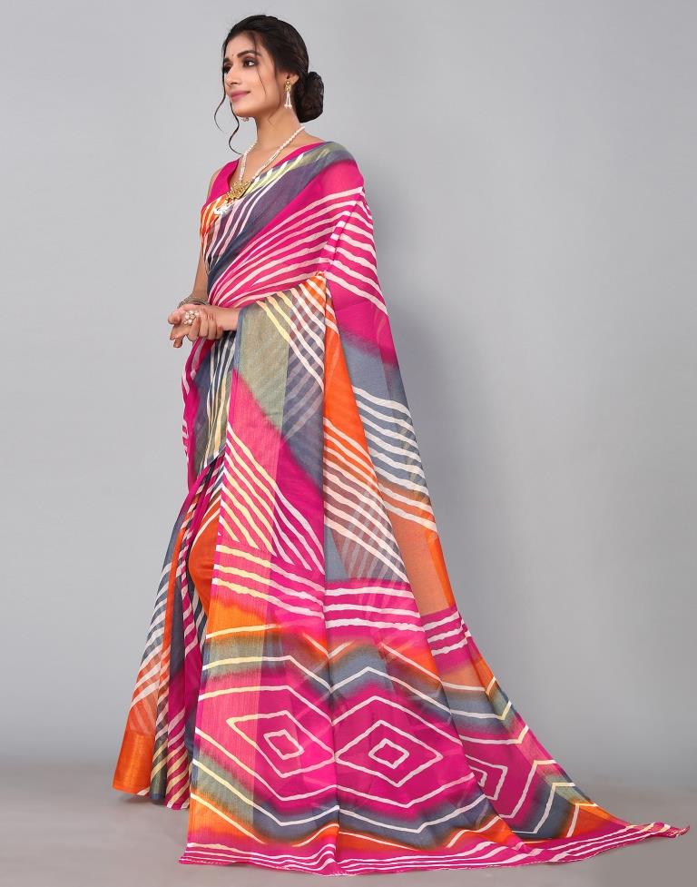 Multicoloured Cotton Saree | Sudathi