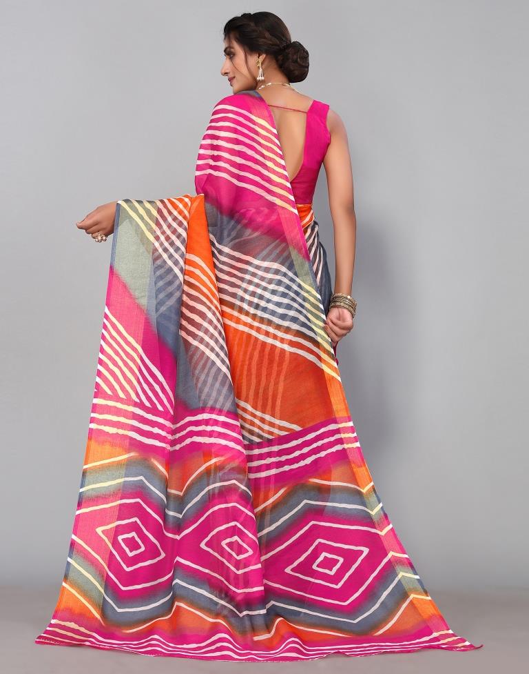 Multicoloured Cotton Saree | Sudathi