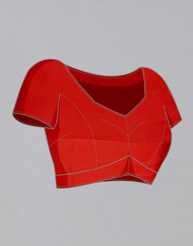 Red Georgette Saree | Sudathi