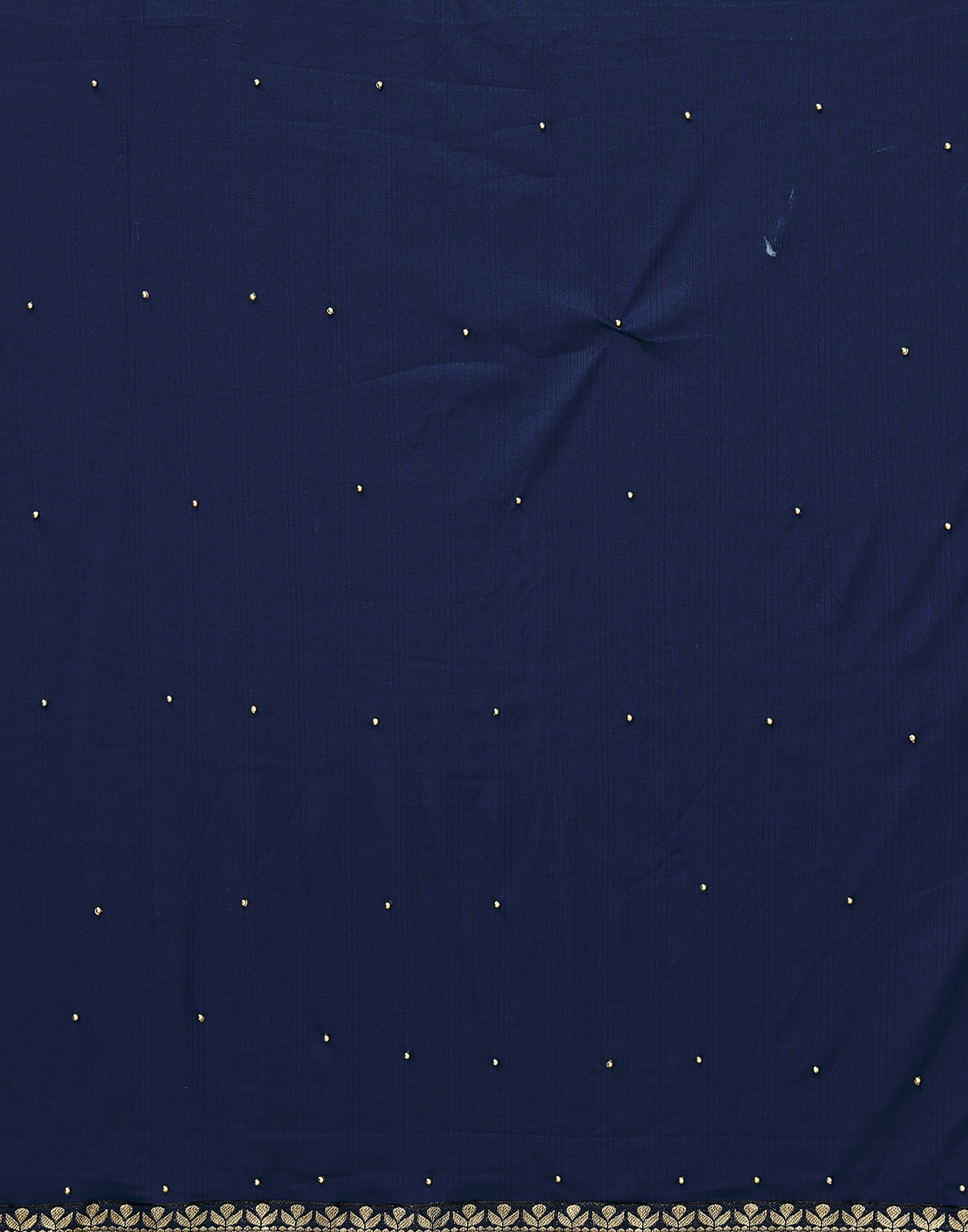 Navy Blue Peral Work Lycra Saree | Sudathi
