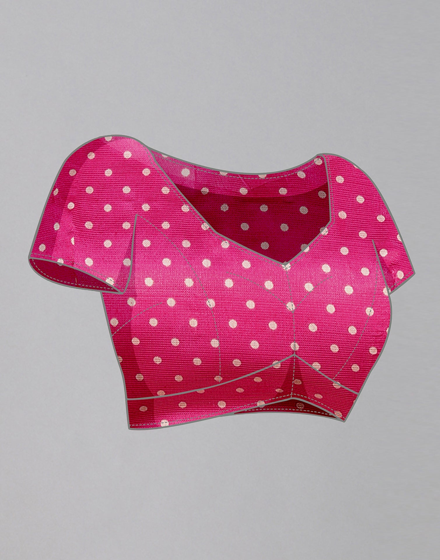 Pink Silk Printed Saree | Sudathi