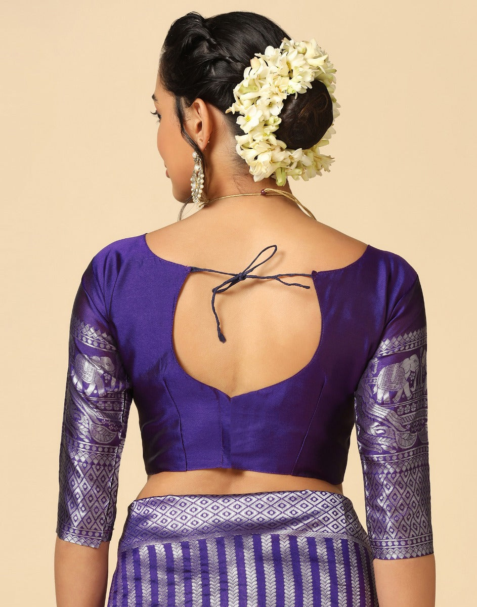 Purple Silk Saree | Sudathi