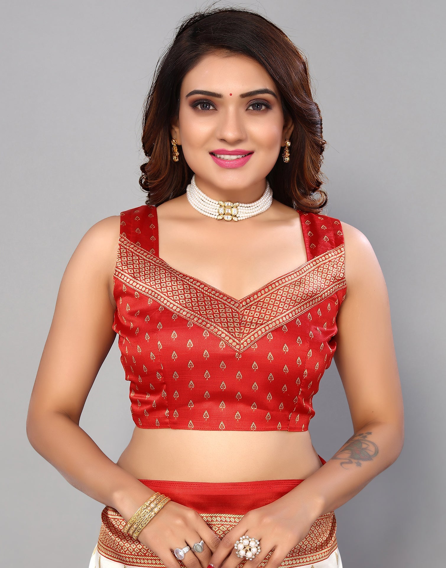 White Silk Printed Saree | Sudathi