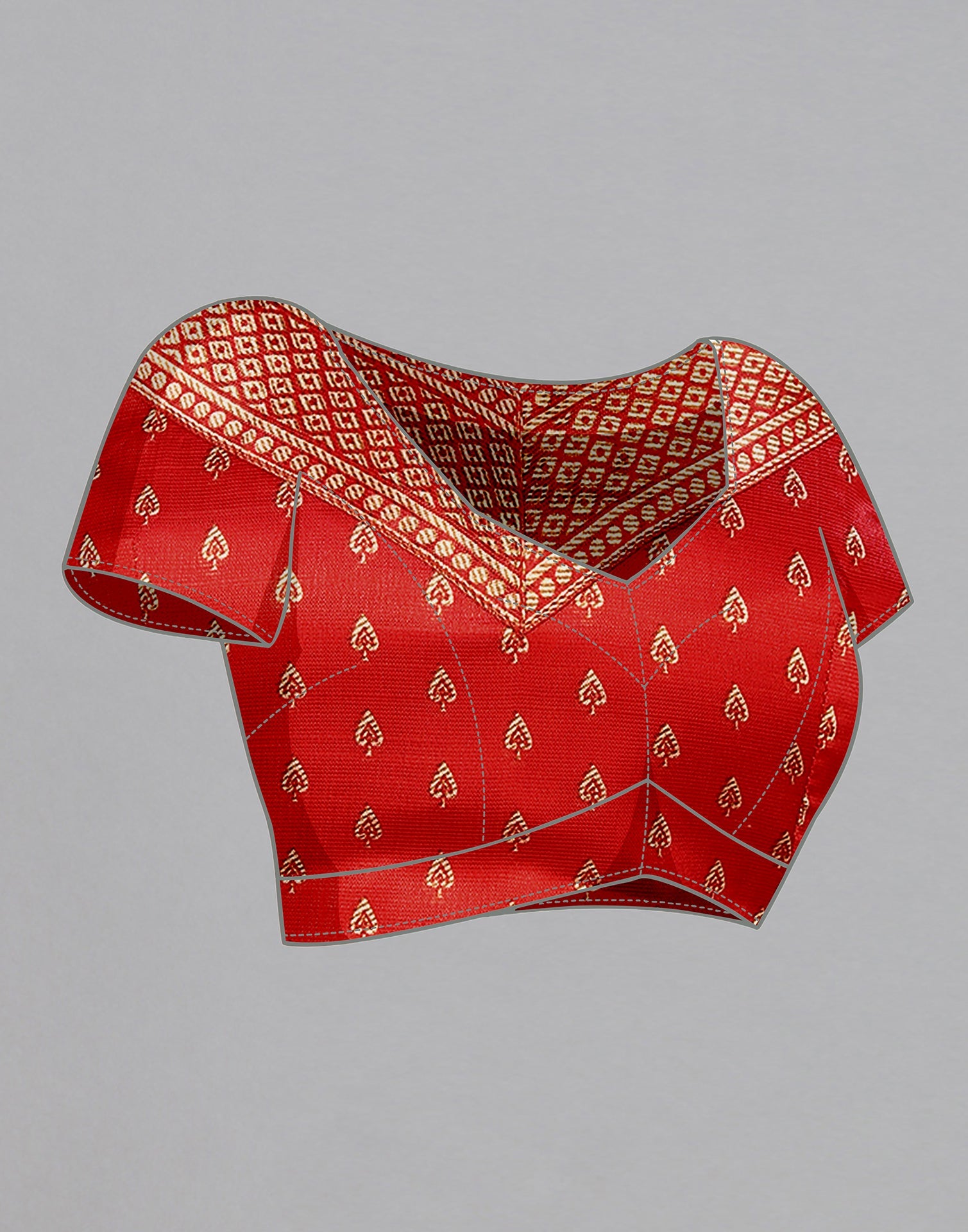 White Silk Printed Saree | Sudathi