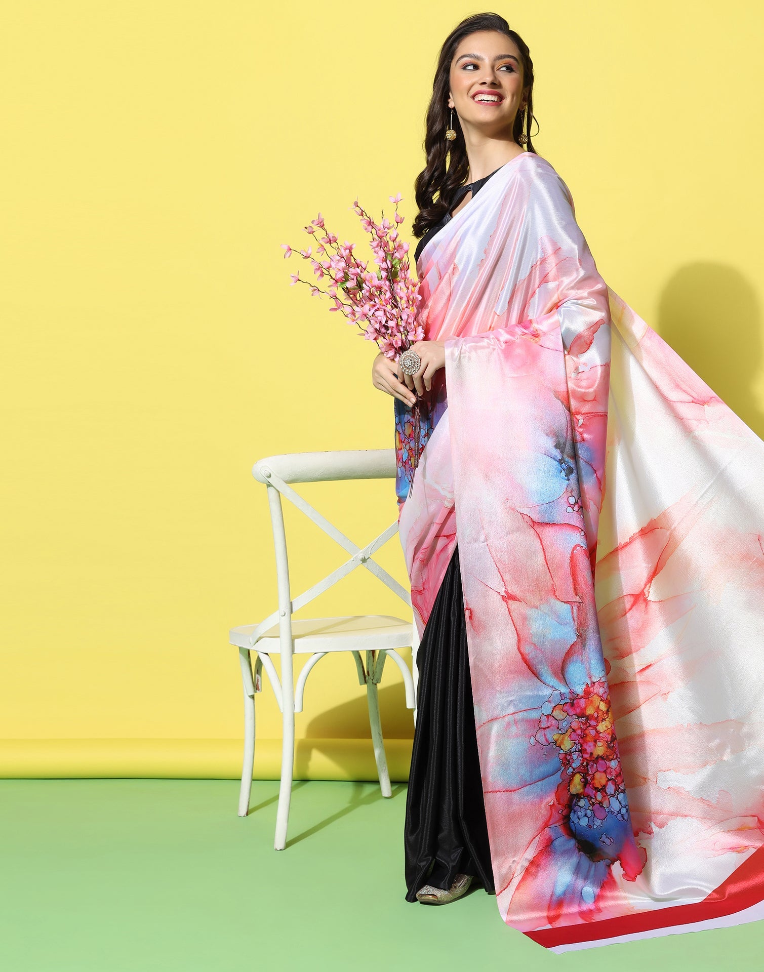 White Silk Saree | Sudathi