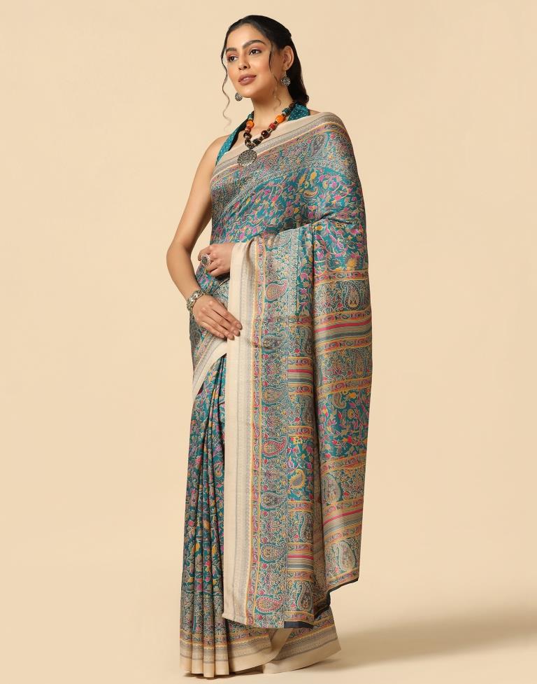 Rama Green Silk Saree | Sudathi