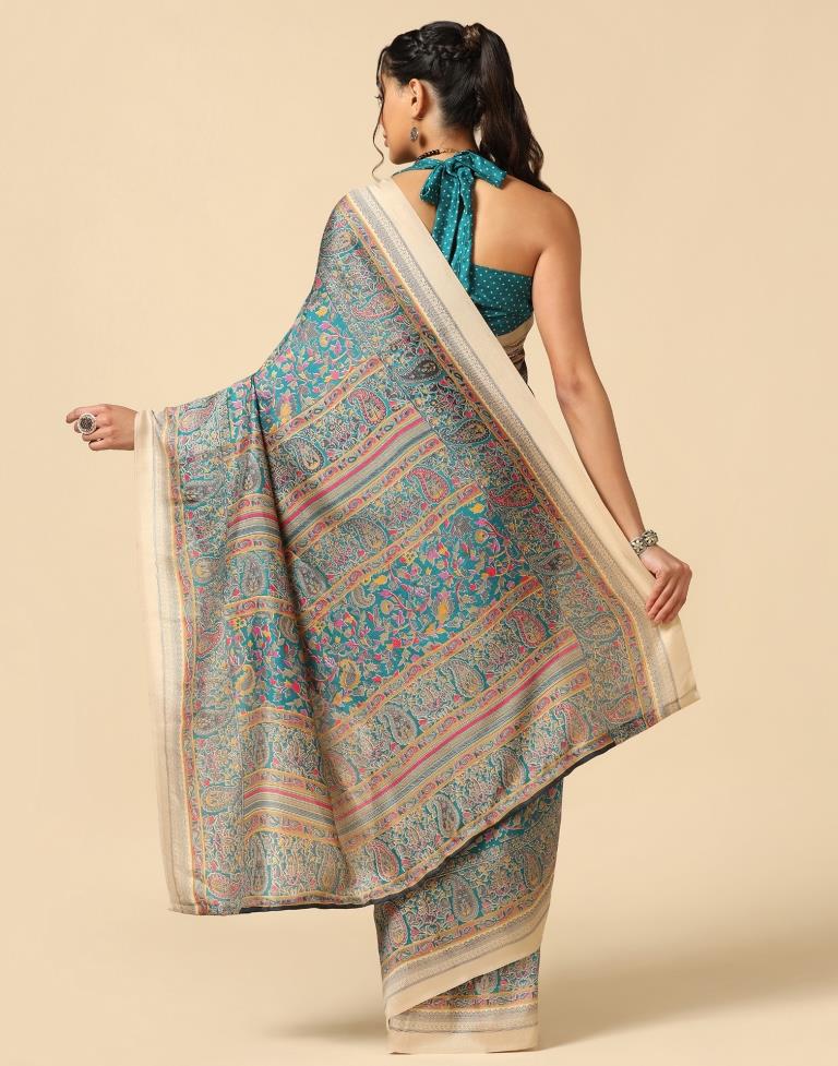 Rama Green Silk Saree | Sudathi