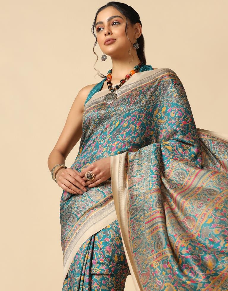 Rama Green Silk Saree | Sudathi