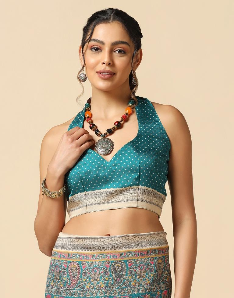 Rama Green Silk Saree | Sudathi
