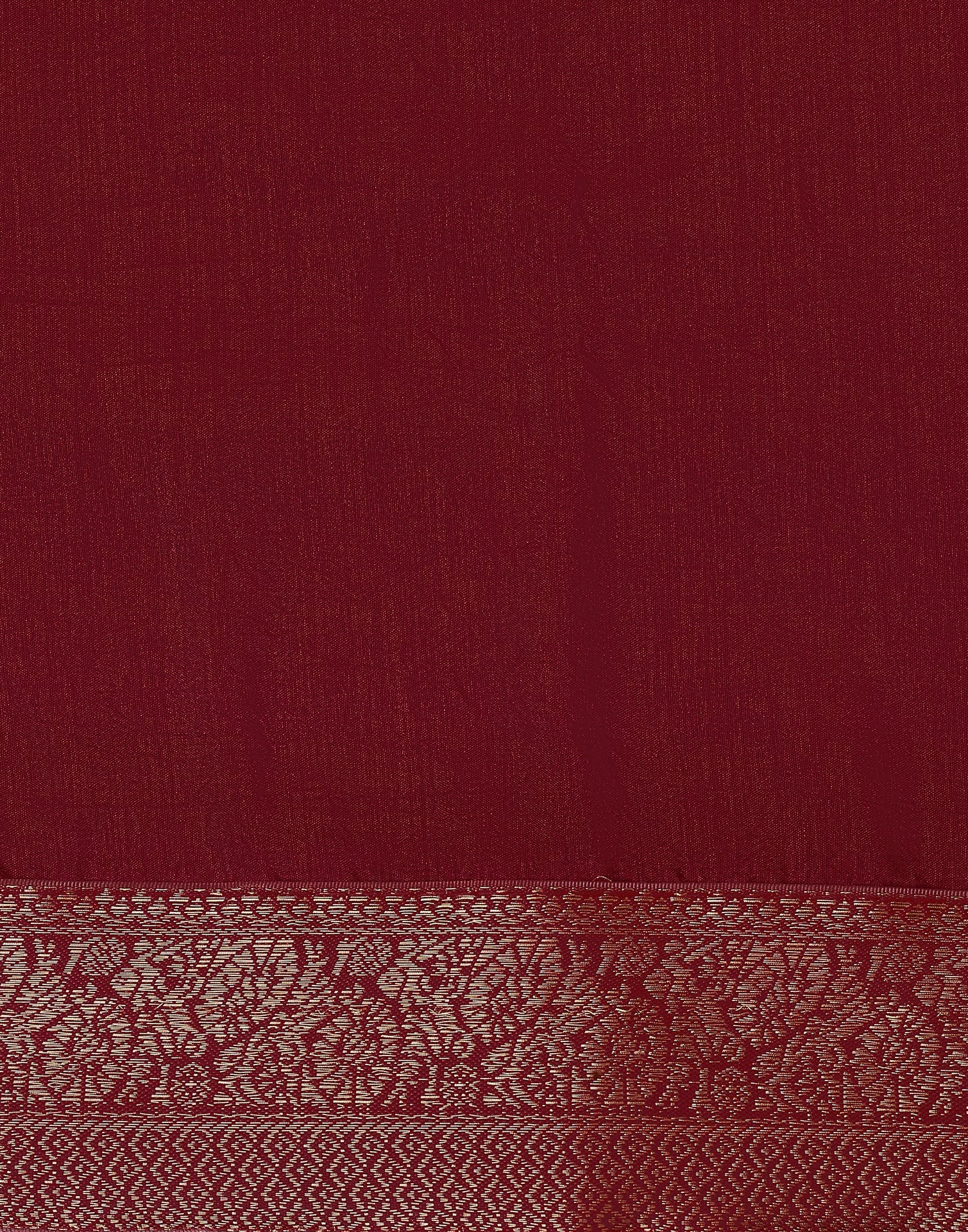 Maroon Plain Silk Saree | Sudathi