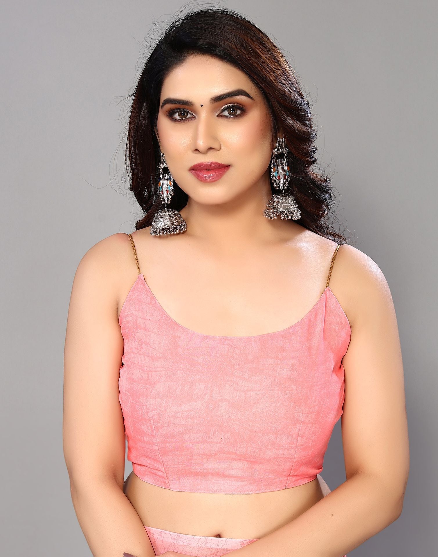 Light Pink Printed Saree | Sudathi