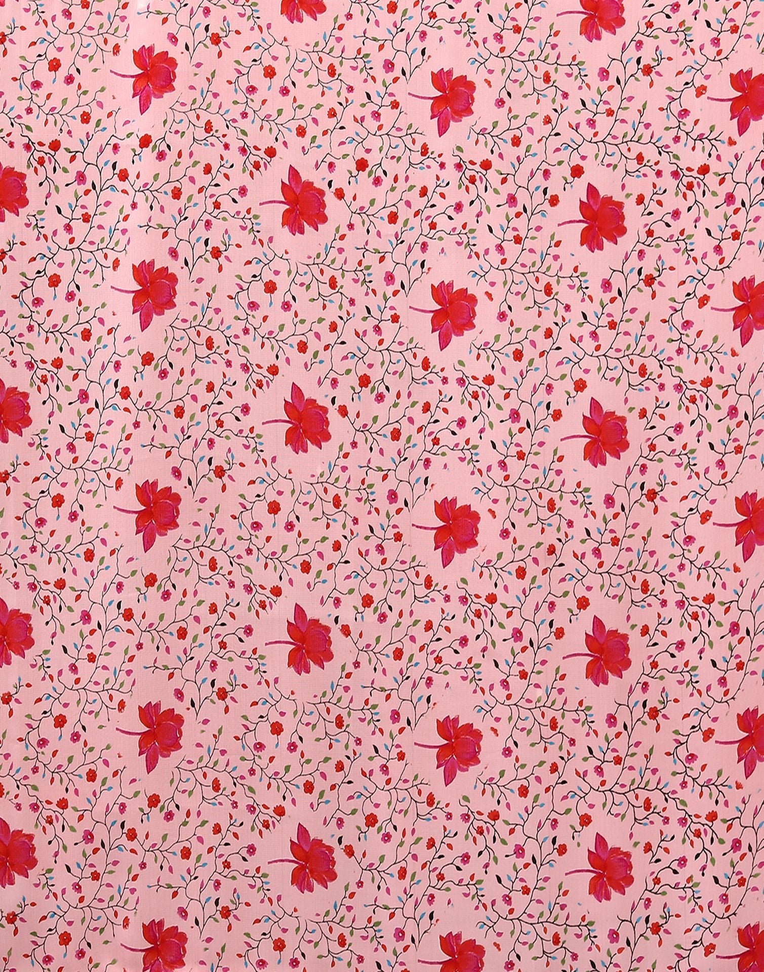 Light Pink Printed Saree | Sudathi