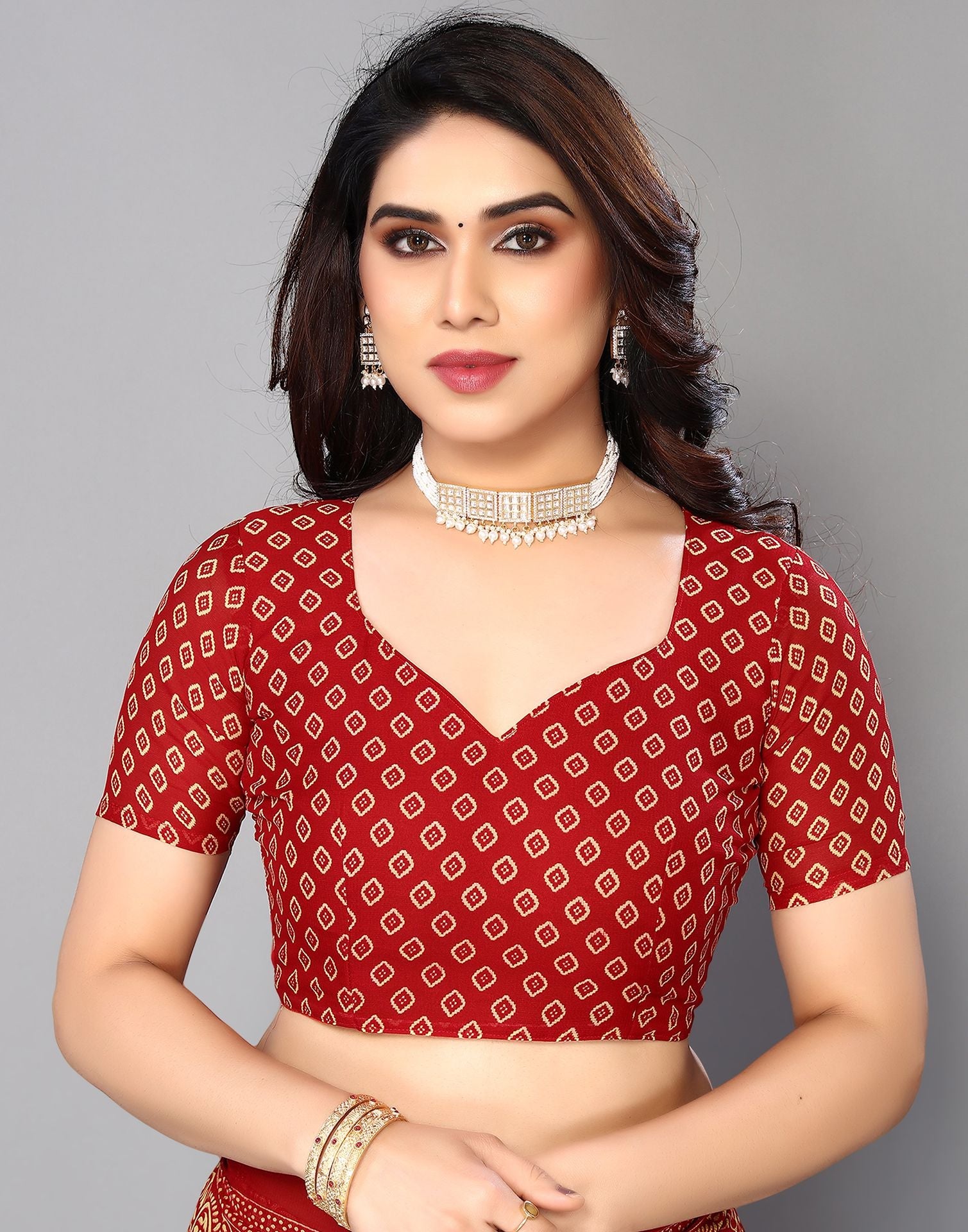 White Printed Saree | Sudathi