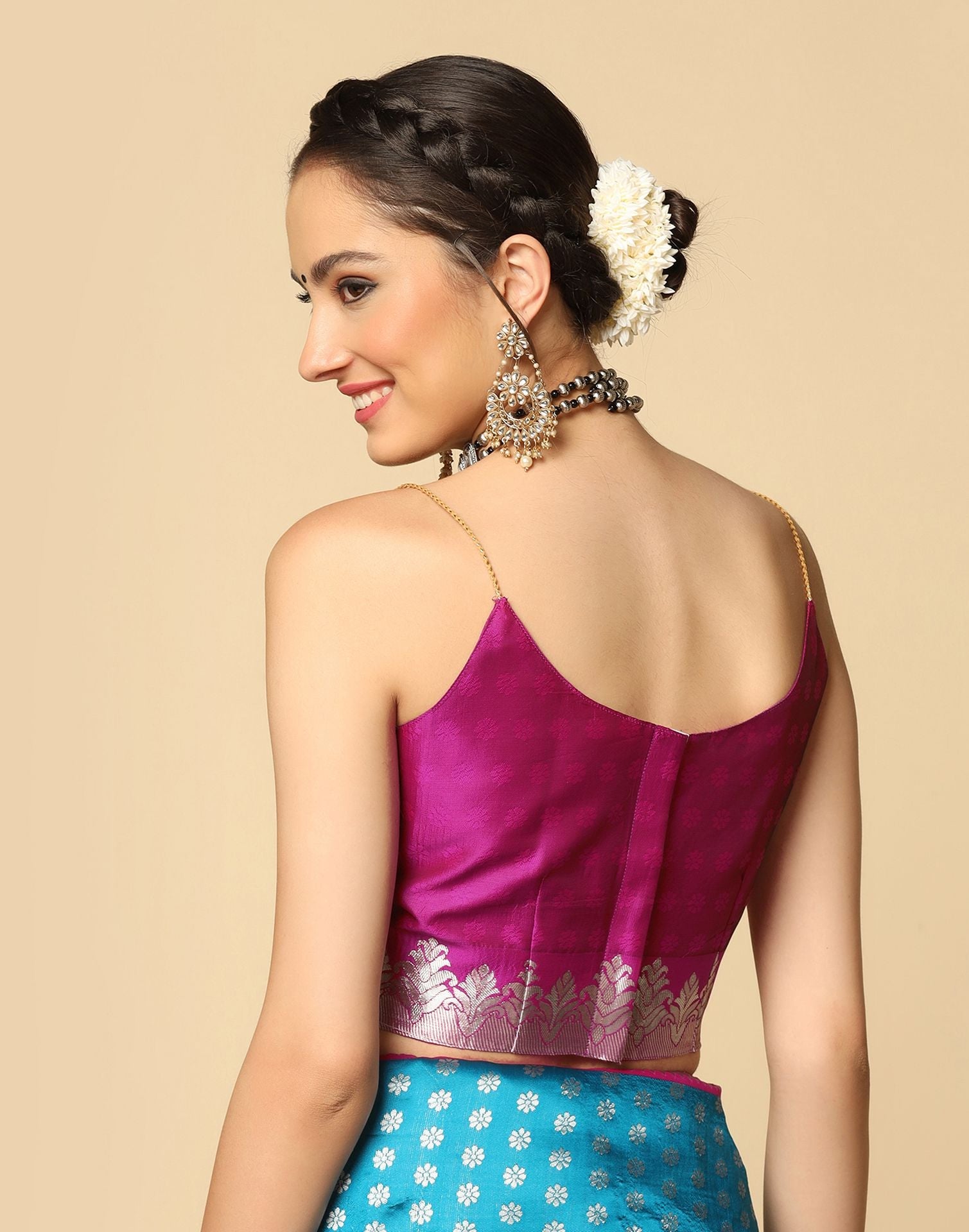 Still Blue Silk Saree | Sudathi