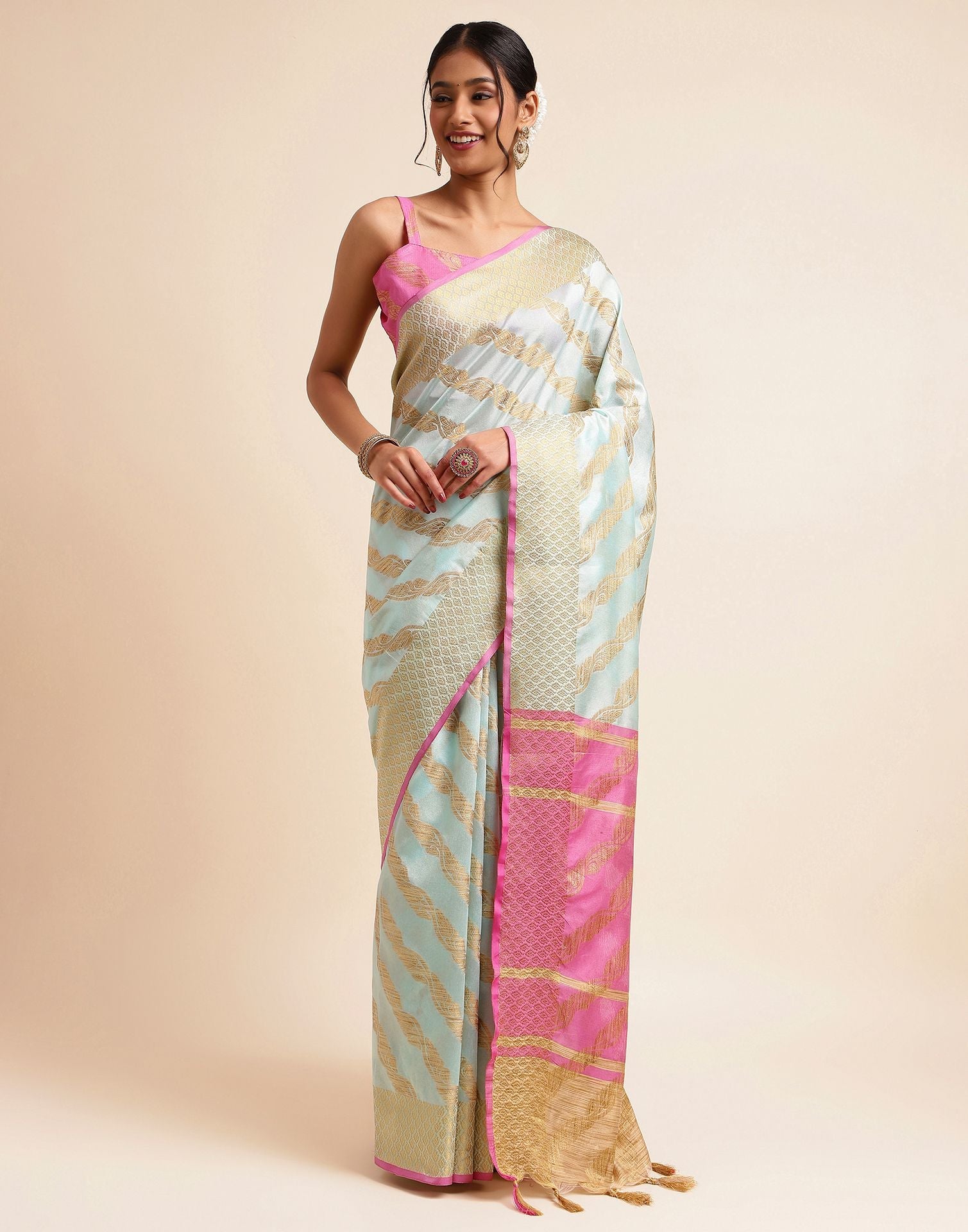 Light Blue Silk Saree | Sudathi