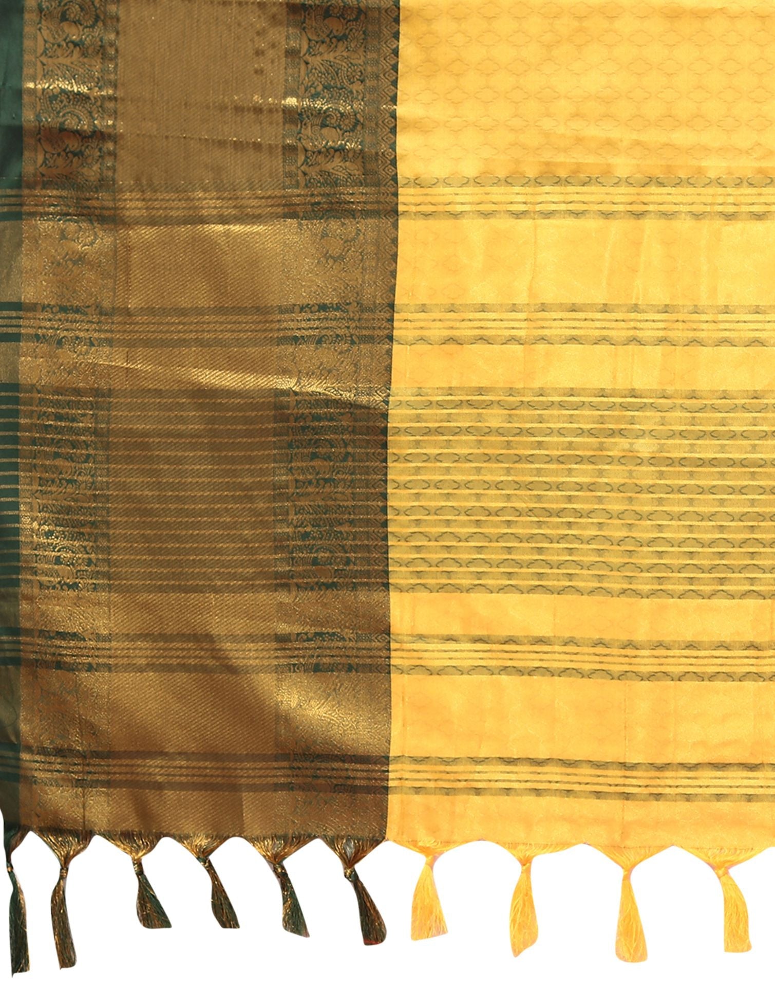 Yellow Cotton Saree | Sudathi