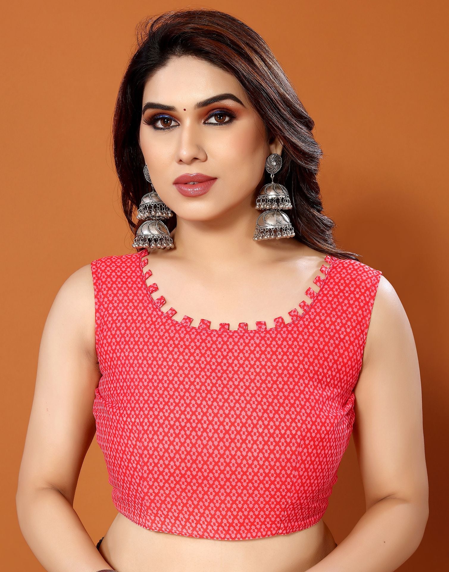 Pink Printed Saree | Sudathi