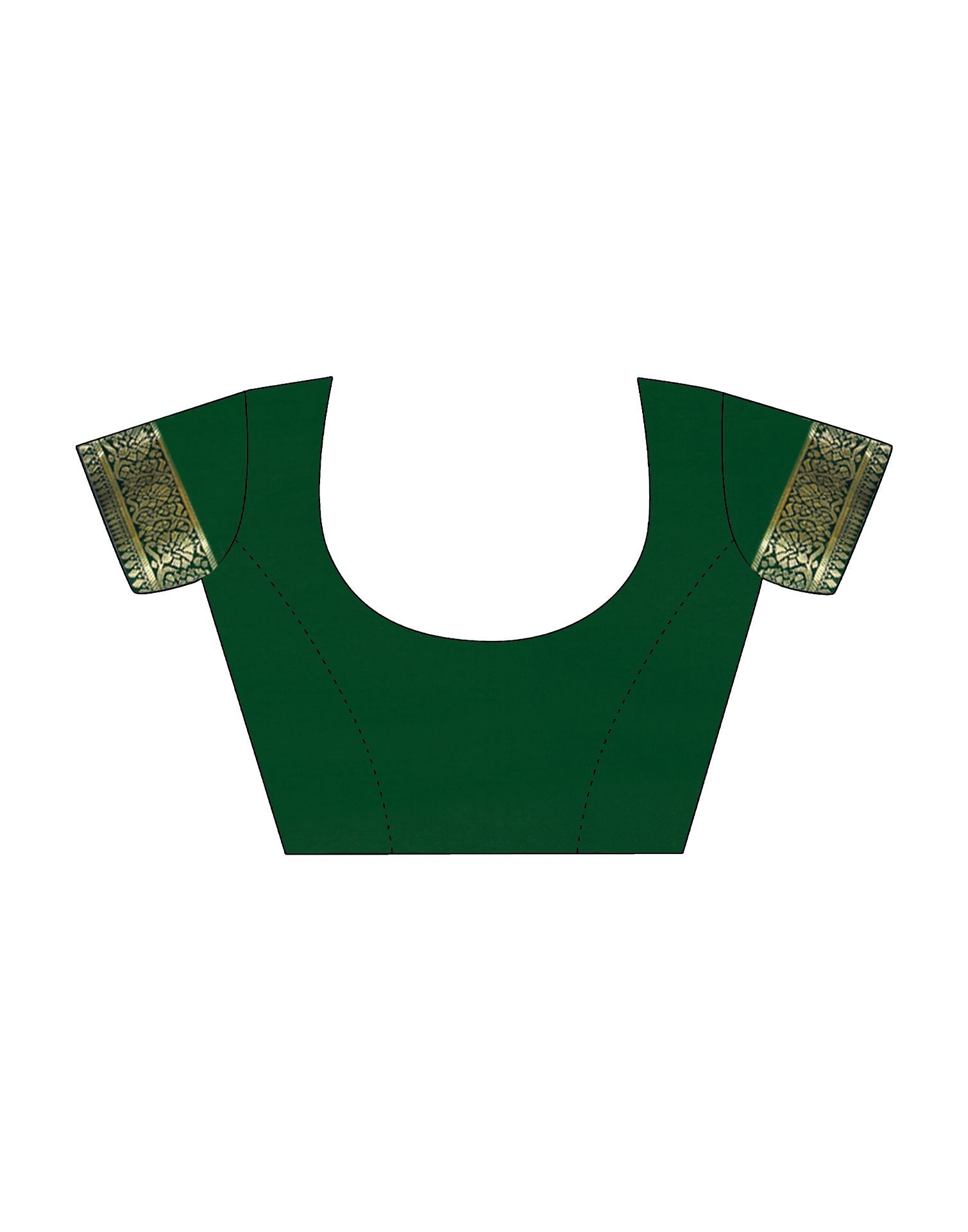 Green Silk Woven Banarasi Saree