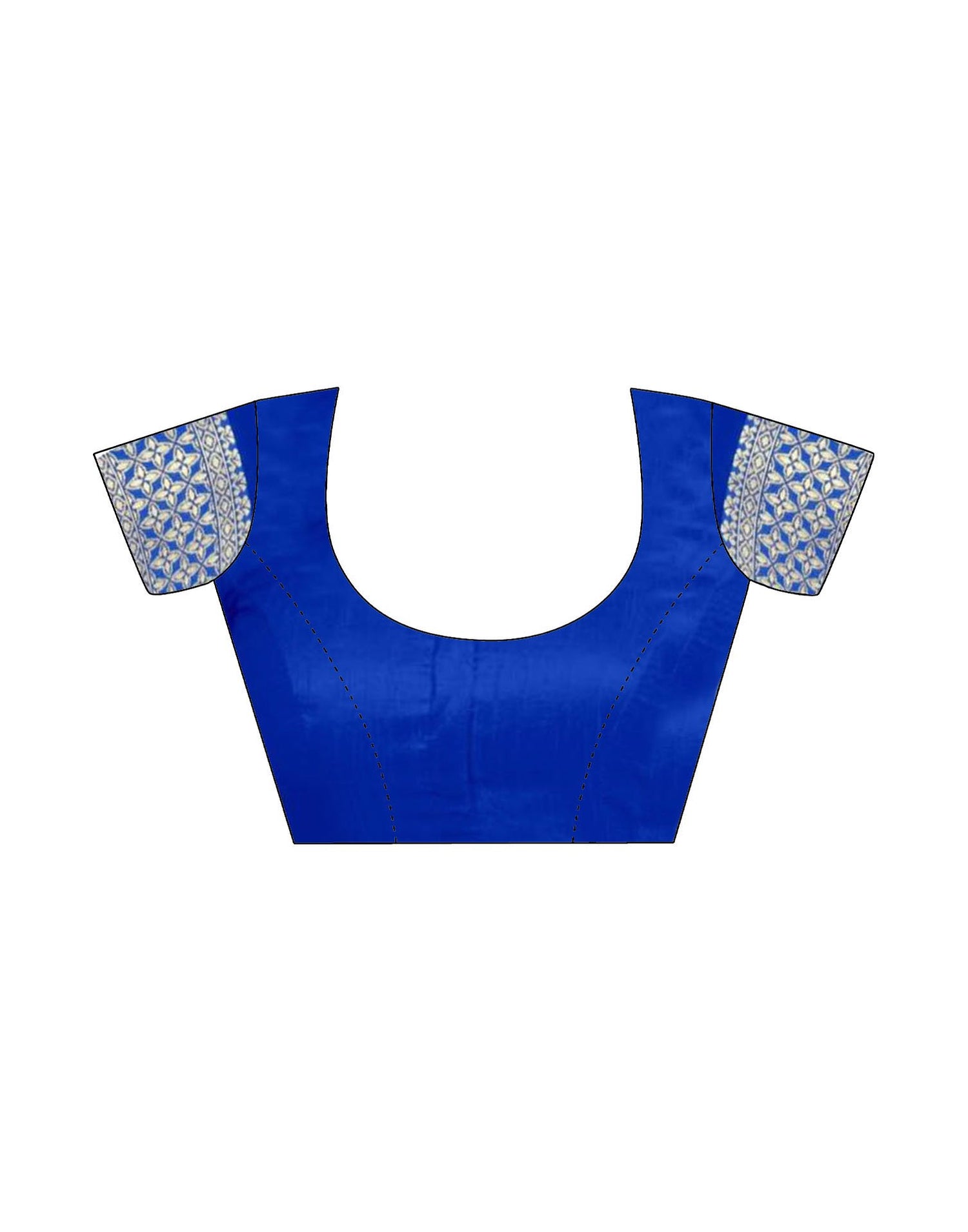 Blue Silk Woven Banarasi Saree