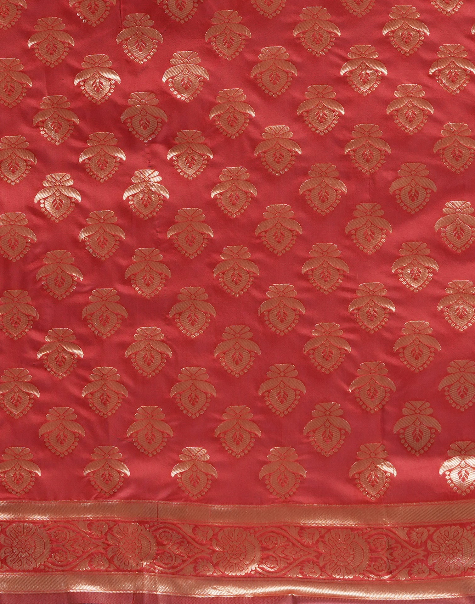 Red Silk Woven Banarasi Saree