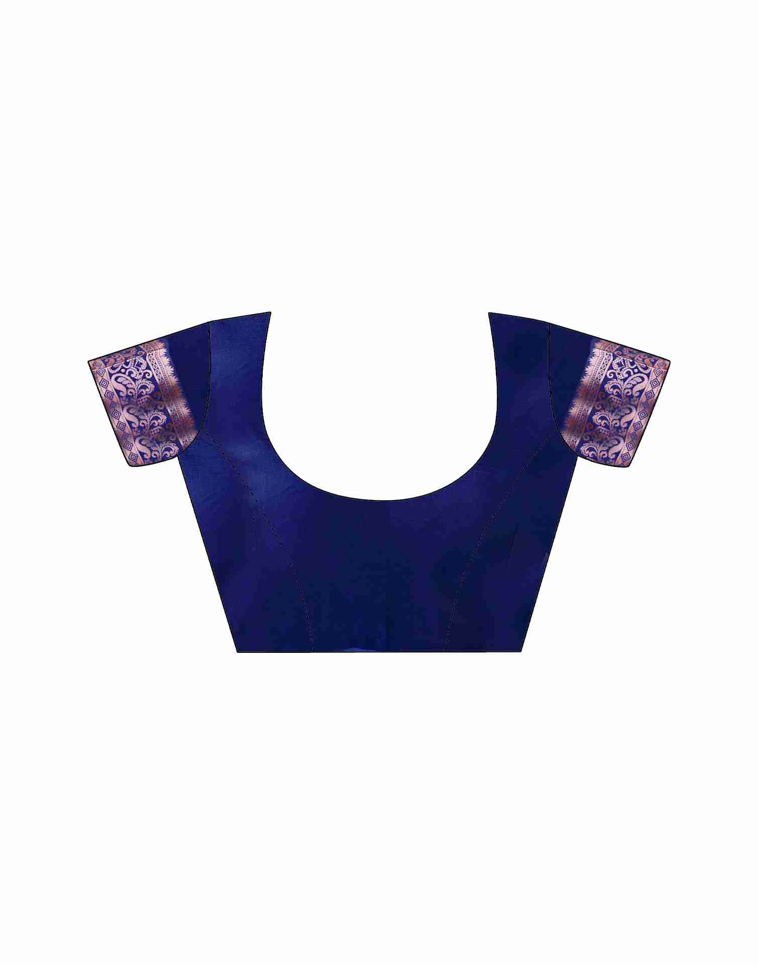 Blue Silk Woven Saree