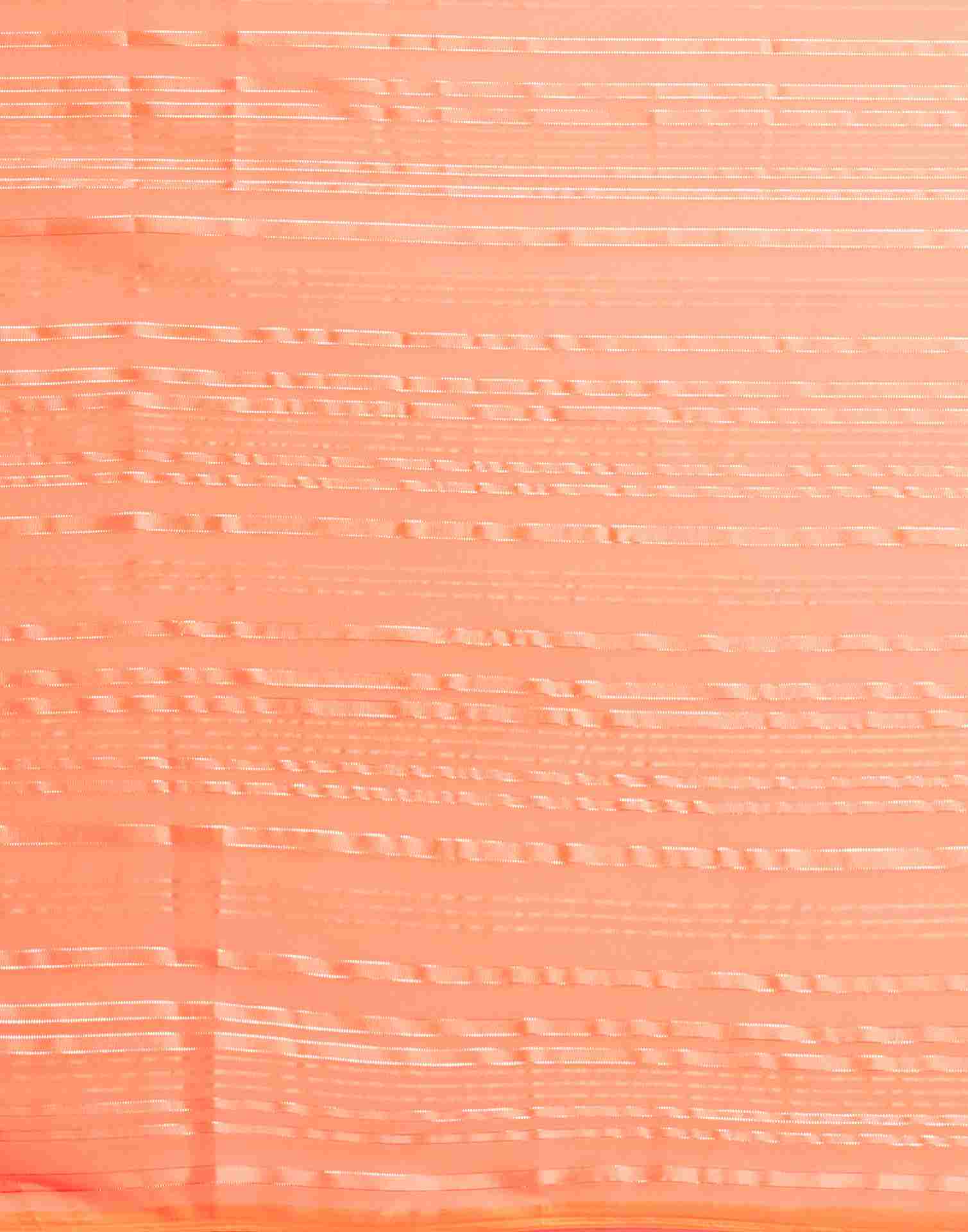 Light Orange Georgette Plain Saree